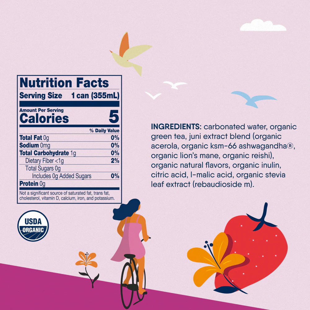 Juni Sparkling Adaptogen Drink