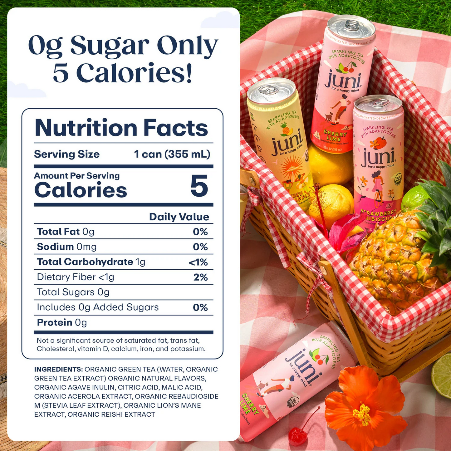 Juni Sparkling Adaptogen Drink