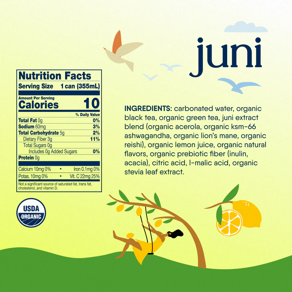 Juni Sparkling Adaptogen Drink