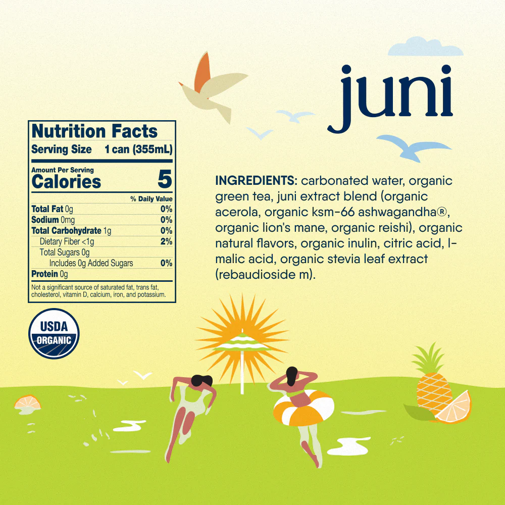Juni Sparkling Adaptogen Drink