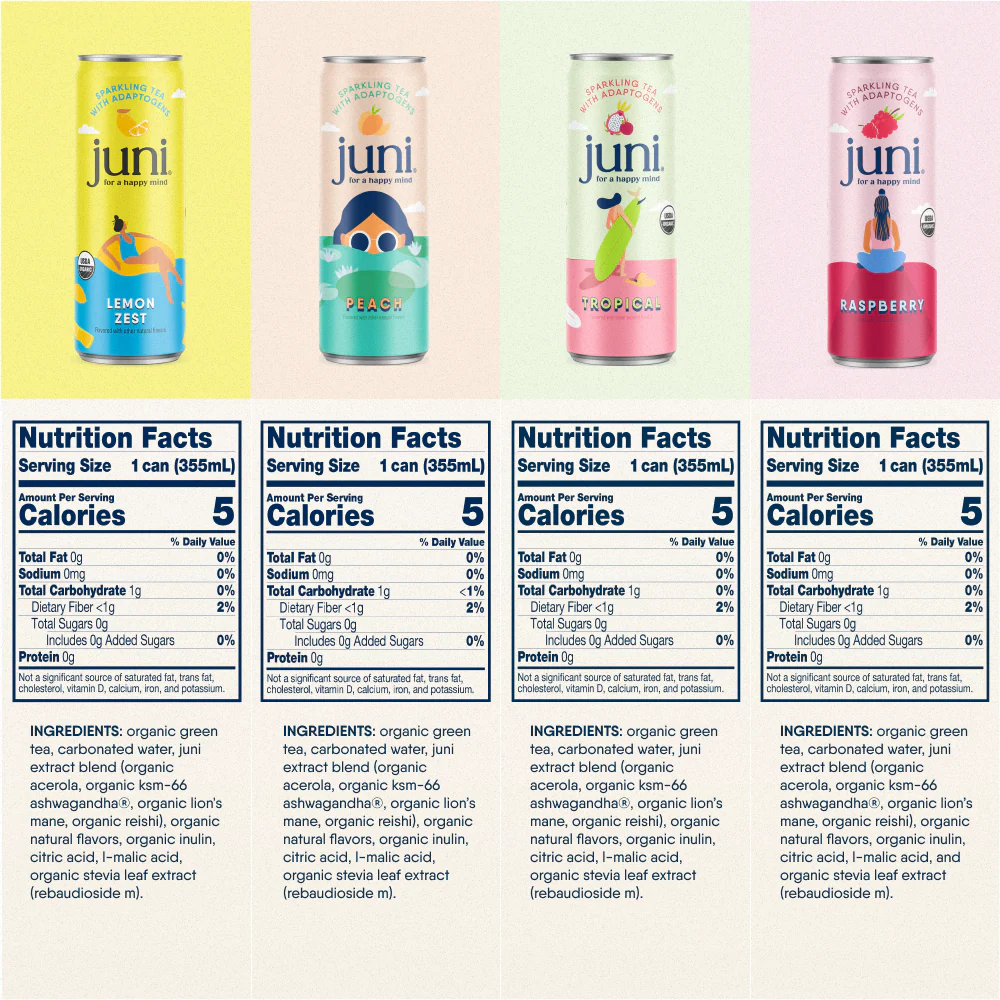 Juni Sparkling Adaptogen Drink