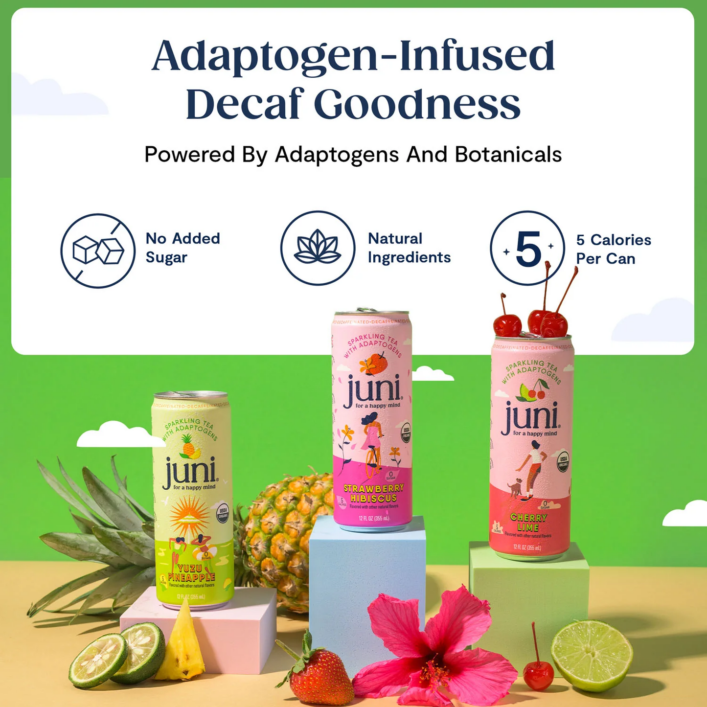 Juni Sparkling Adaptogen Drink
